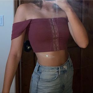 Off the shoulder top